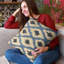 Coussin couleur à pois cousu couleur-1839827377