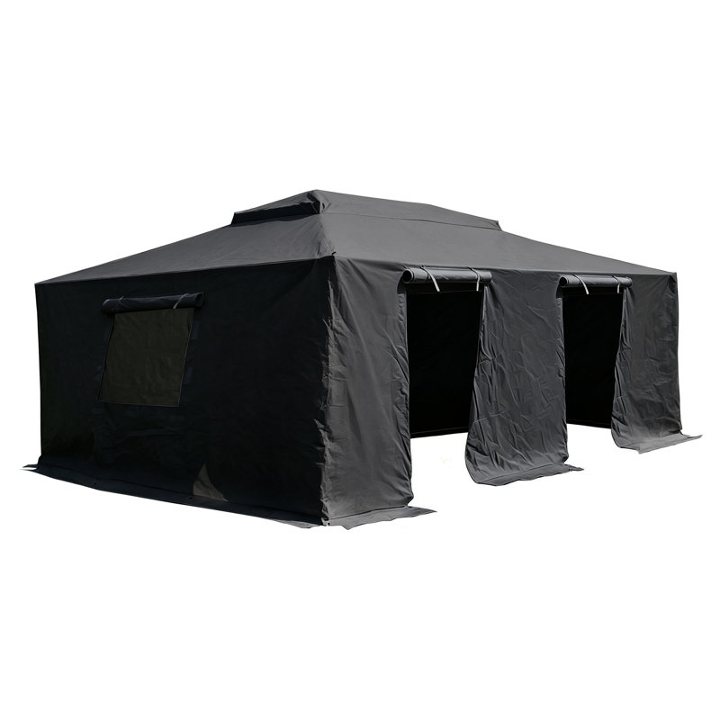 Housse universelle d'hiver pour pavillon de jardin, 121" H x 145" W x 145" D