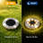 Solar Ground Lights 8 LED Garden Waterproof Disk Light Outdoor Pathway Light for Lawn Deck Walkway-61129450