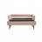 Velvet Upholstered Trundle Daybed with Sturdy Wooden Frame-116857562