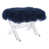 Peau de mouton bleu marine est en rupture de stock sélectionné