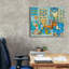 «Hanukah Living Room» par Andrea Strongwater, art mural sur toile-589118473