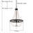 Chrisha 16'' W 4-Light Dimmable Steel Chandelier-663332434