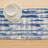 Table Runner, 100% Cotton, 16X108", Blue Batik Stripe-2026118638