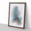 Stranded Boat upon the Beach in Abstract - Picture Frame Graphic Art Print-55730155-55730152
