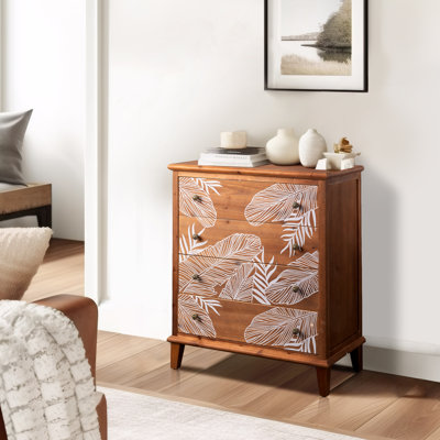 Commode en bois massif