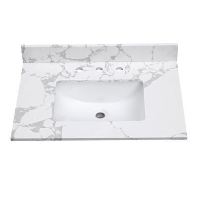 31'' Single Bathroom Vanity Top with Sink