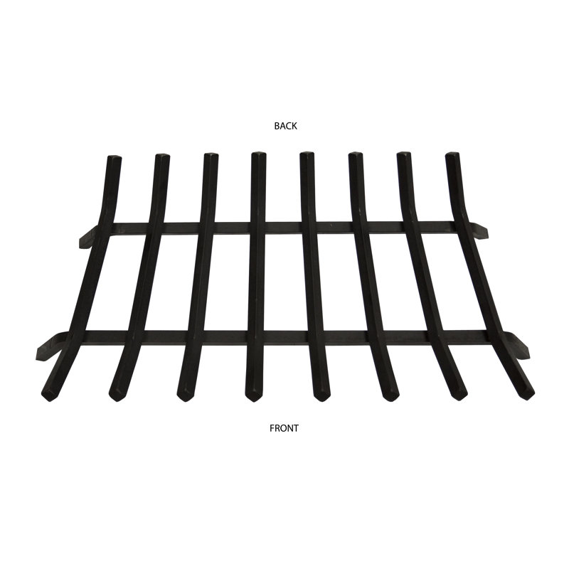 Grille de foyer en acier Datto, 33 po