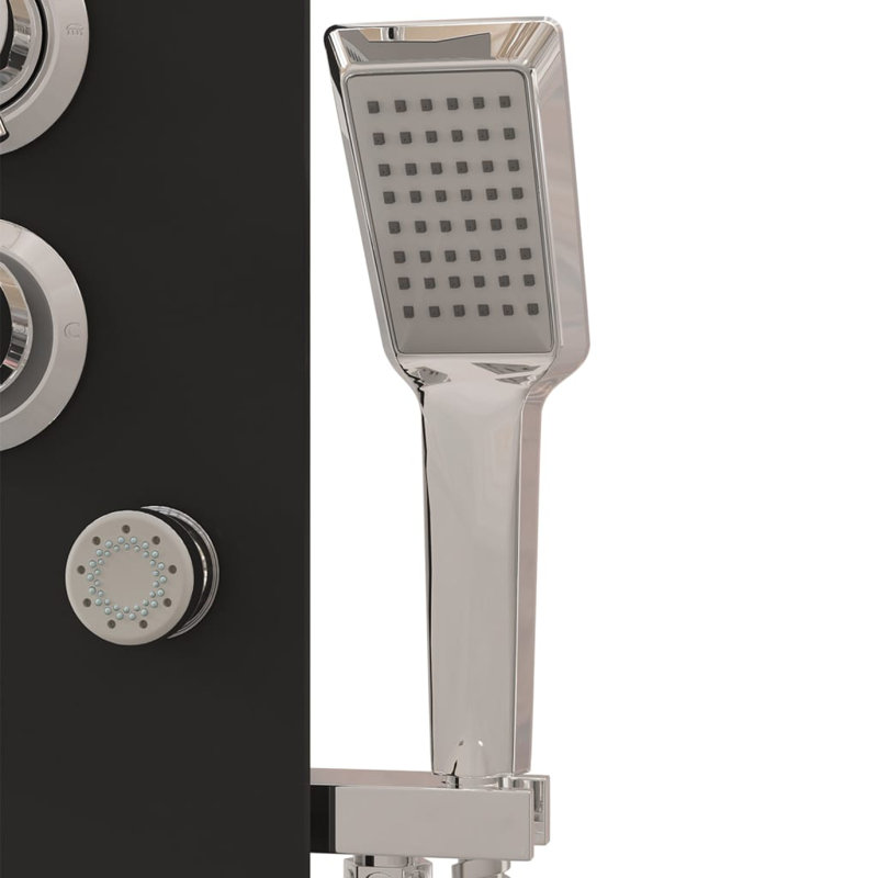 Reuter Shower Tower Panel, Black