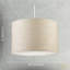 20cm H Fabric Drum Lamp Shade ( Slip-On )-2077919943