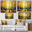 Golden Birch Woods I - reproduction sur toile-86580478-86580473