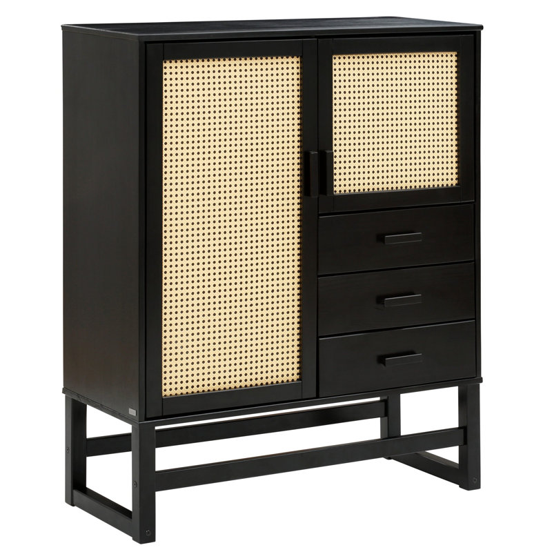 Divina 90cm Solid Wood Sideboard, Espresso