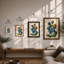 Blue Bloom Botanical - Framed Print-1448916560-1448916562
