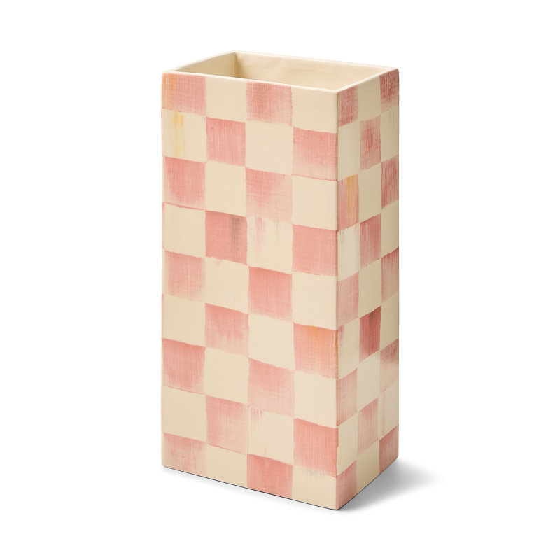 Rosy Check Pillar Vase