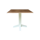 Lesha Dual Drop Leaf Solid Wood Dining Table