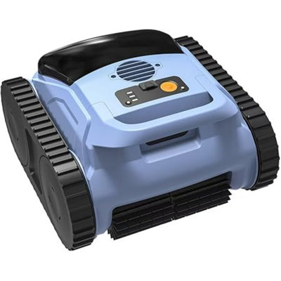 Cordless Pool Cleaner Robot, Pool Vacuum for Inground Pool & Above Ground Pool, Smart Navigation Self-Parking, LED Indicator, Wall&Waterline Cleaning up to 2000 Sq.ft
