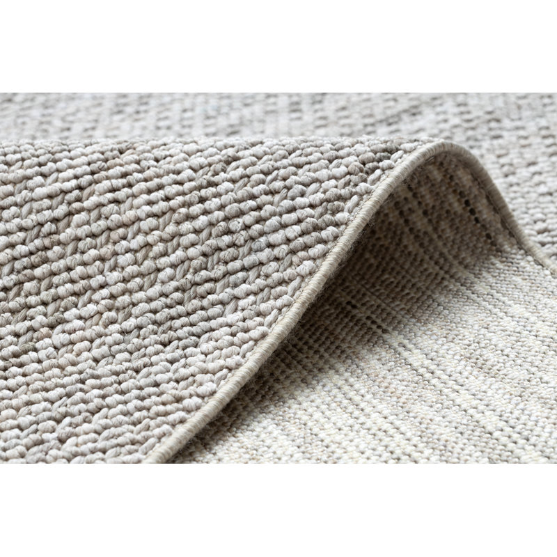 Daemyn Solid Colour Flatweave Area Rug, Rectangular 200 x 290cm