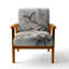 Chaise avec accoudoirs rembourrée Asian Art-122510938