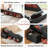 Multi-Functional Bed, Solid Wood Frame and Faux Leather Upholstery, Remote-Controlled Massage Recliner on the Left, Modern LED Lights, Bluetooth Speakers, USB Charging Ports, Adjustable Backrest-99194257-99194254