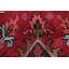 Tapis unique en laine noué à la main New Age Heriz rouge de 5 pi x 6 pi 8 po Nixen