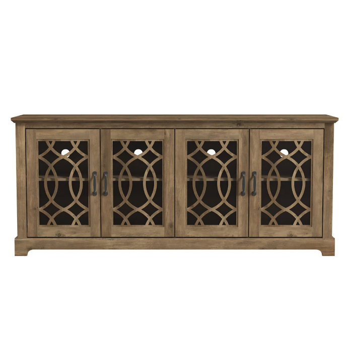 Weddel Basilico Transitional Coordinated 3 Piece Living Room Set, Knotty Oak