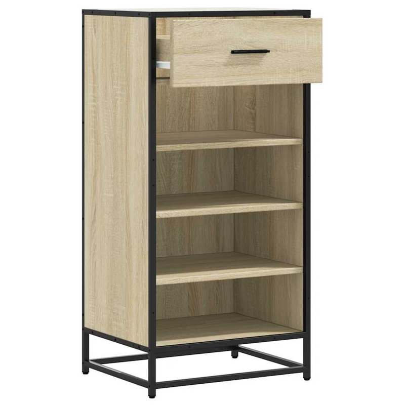 8 Pair Shoe Rack, Sonoma Oak