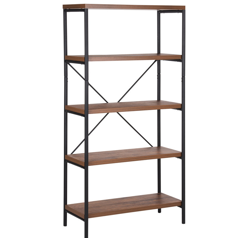 New Canaan 160 cm H x 80 cm W Steel Bookcase