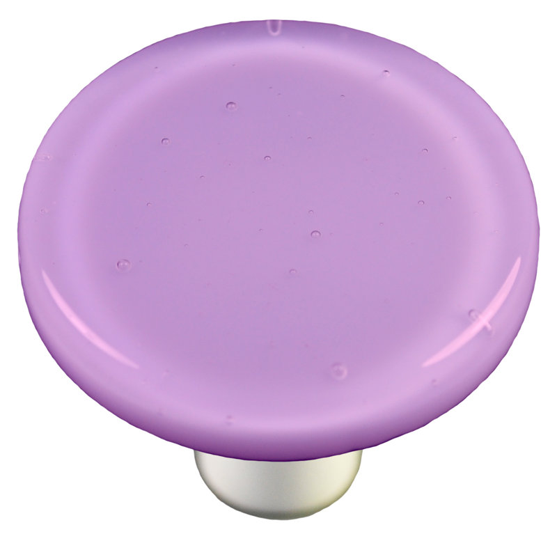 Poignée champignon de 1,5 po de diamètre Solids, Noir, Néo-lavande