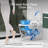 Smart Bidet Toilet Built in Tank, with Clean Foam Shield Splash Proof, Dual-Flush Elongated Toilet Bidet, Auto Open/Close Lid, ADA Comfort Height, One-Piece Toilet