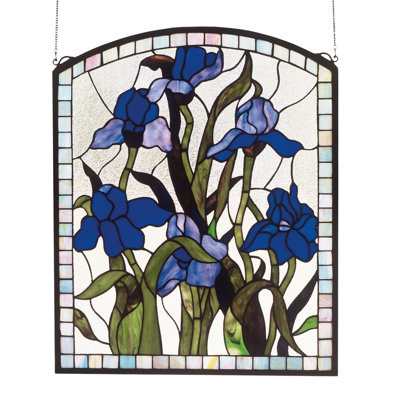 Iris Stained Glass Window