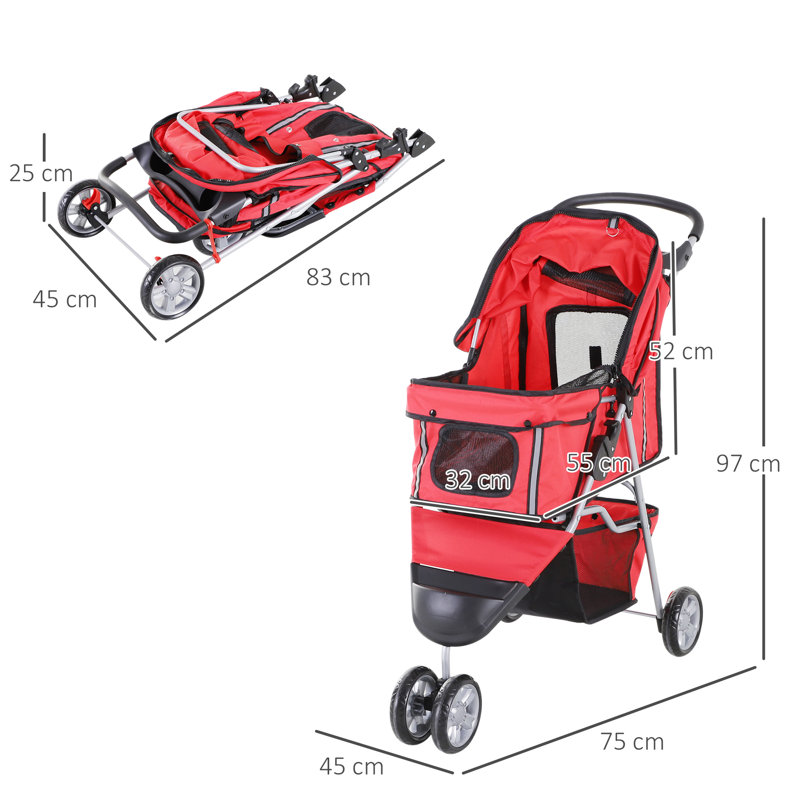 Keon Pet Carrier, Red