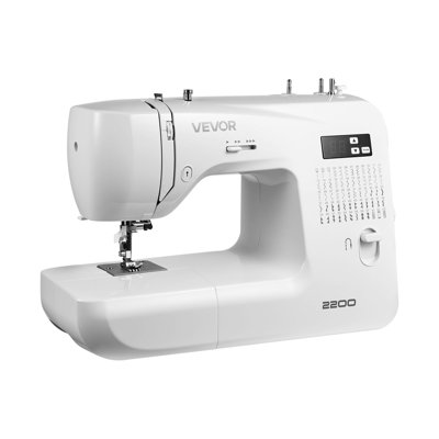 Computerized Sewing Machine, 60 Stitch Applications, Foot Pedal and LED Light, Heavy-Duty Metal Frame, Digital Sewing Machine with Powerful Motor for Crafts and Mending, Featuring LED Screen