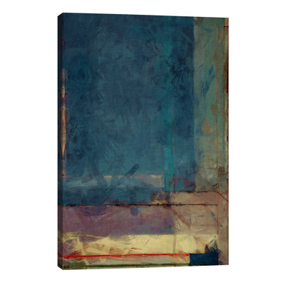 Modern Art - Ocean View Window by 5by5collective - Wrapped Canvas Painting