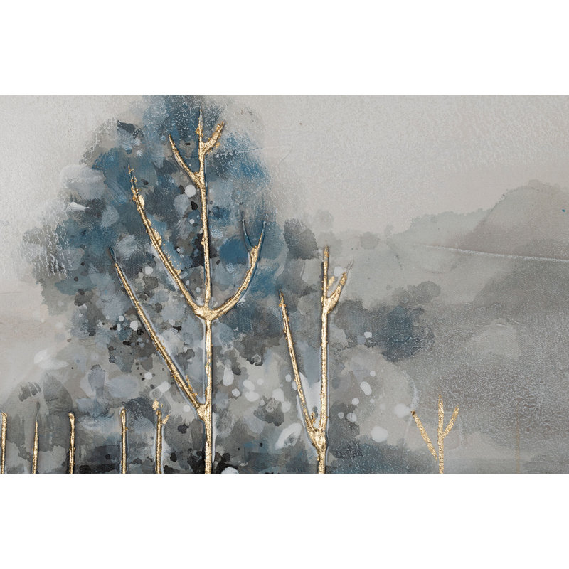 Acrylic Painting Walk In Autumn