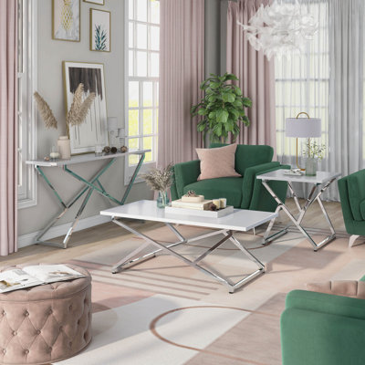Morais Metal Coffee Table Set