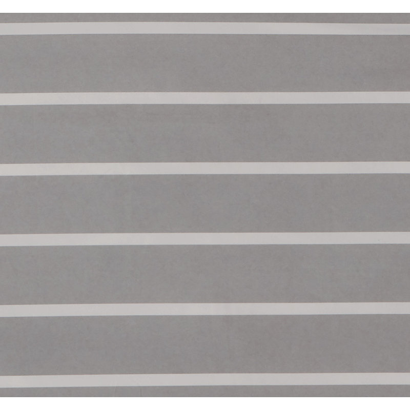 Striped Comforter Set, Twin XL Comforter + 1 Sham, Gray