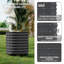 Metal Raised Garden Bed-1233854393