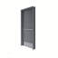 Ensemble de porte commerciale en métal 18G avec cadre 16G et quincaillerie Flush Doors Series pour gaucher de 36 po x 84 po.