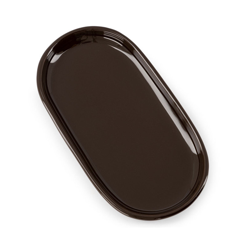 Ceramic Decorative Tray, Brown
