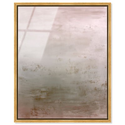 Pastel Dawn I, impression acrylique encadrée, art mural mélancolique par Art Remedy, cadre doré, 44 x 55