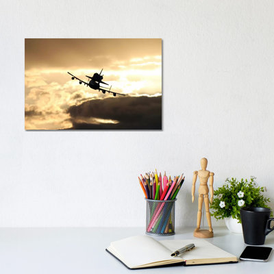 Discovery's Final Flight by NASA - Wrapped Canvas Print