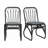 Outdoor PE Wicker Dining Chairs with Washable Cushion Set of 2-819974646-819974647