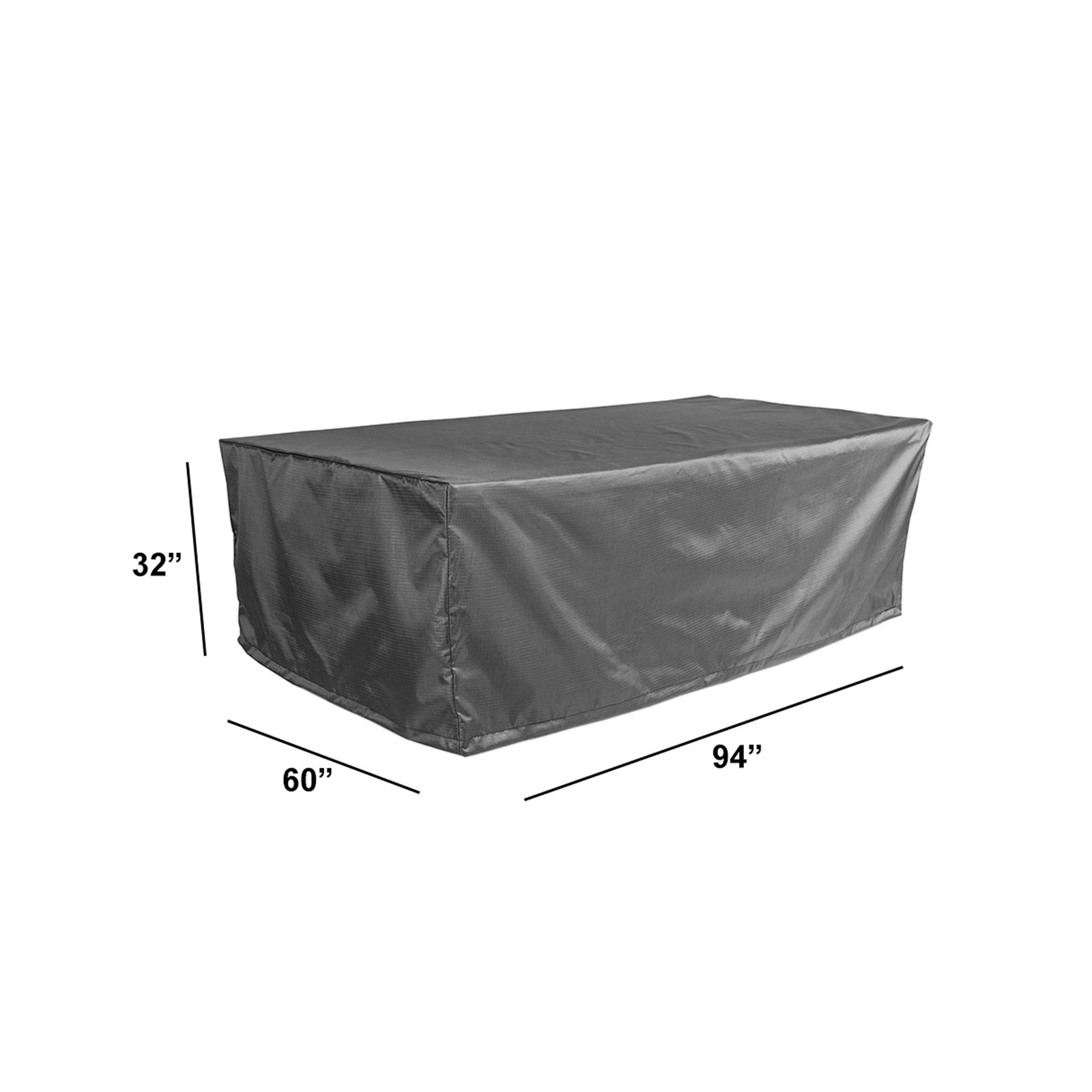 Breathable Patio Dining Set Cover, 32" H x 94" W x 60" D