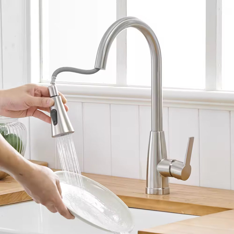 Robinet de cuisine KDK, Nickel brossé
