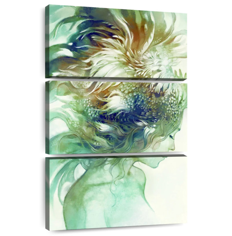 Leisha Lady Comb, 38" H x 24" W