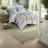Soft Blue Floral Bedding Sets, Polyester Comfort, Home Relaxation