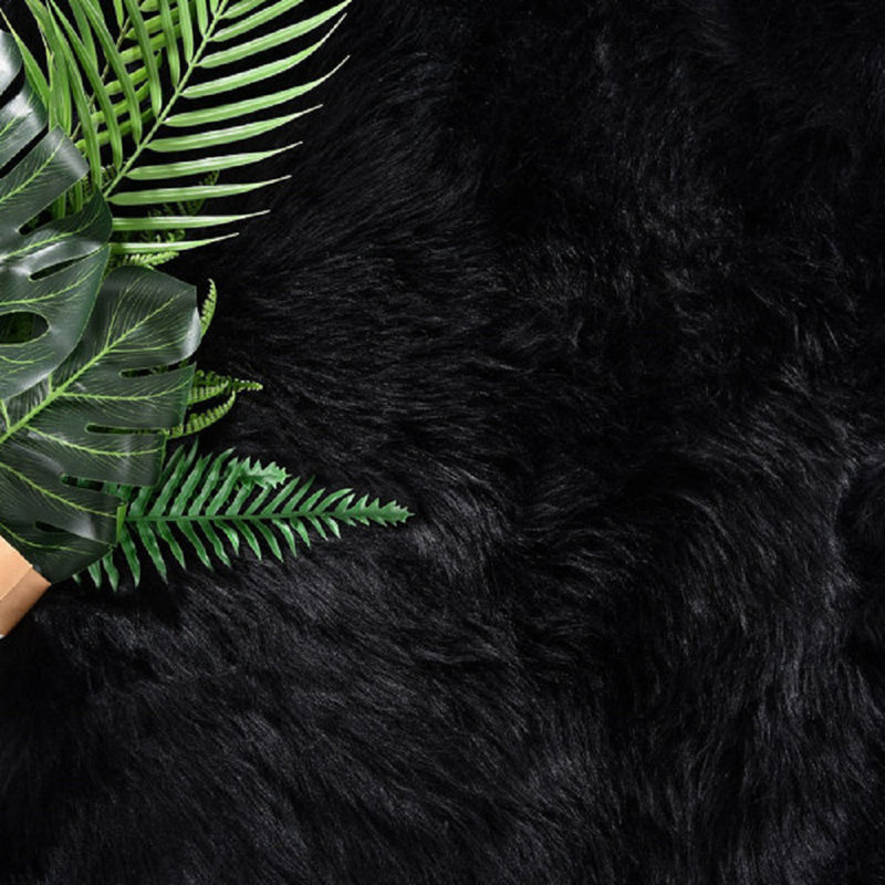 Kaweh Faux Sheepskin Indoor Rug, Rectangle 10' x 14'