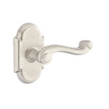 Wave/Drop Privacy (Bed & Bath) Door Lever with Arch Rosette