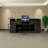 Vintage-Style Front Desk and Computer Desk with Lockable Drawers and Storage, No Assembly Required-42838965
