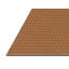 Tapis décoratif à motif géométrique brun Riddell-662365514